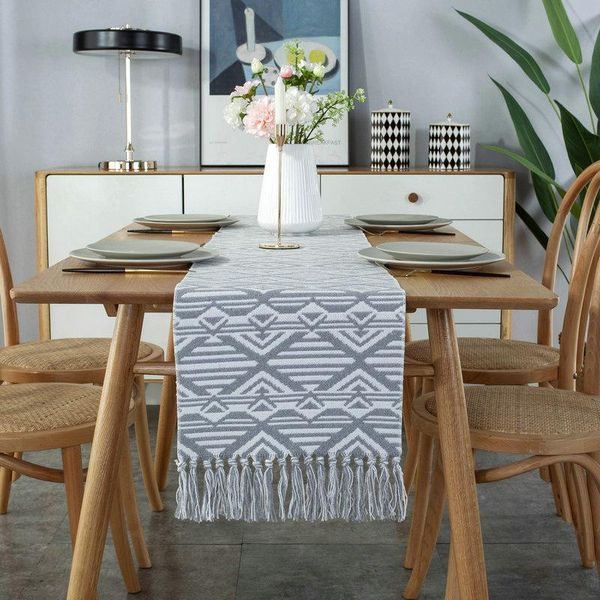 

table cloth cotton and linen thick nordic tablecloth fabric small fresh simple modern dining coffee runner