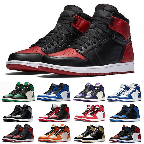 

2021 mens basketball shoes 1s obsidian unc fearless turbo green 1 backboard phantom gym red sport sneaker trainer size 5.5-12