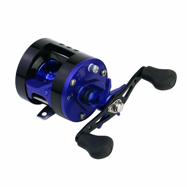 

baitcasting reels jr 2000-3000 series fishing reel all metal 5.6:1 drum wheel pc frame + line cup left hand