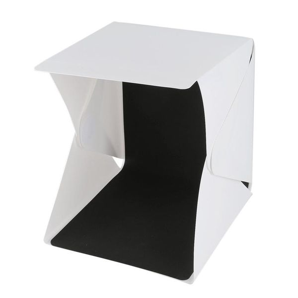 

mini foldable p studio pgraphy led lightlighting tent soft box (color: white)