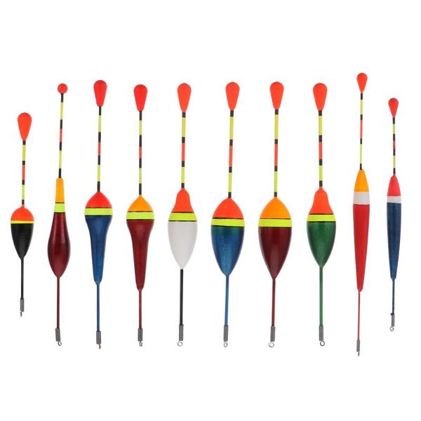 

fishing accessories 10pcs bobbers floats tackle tool fish bite