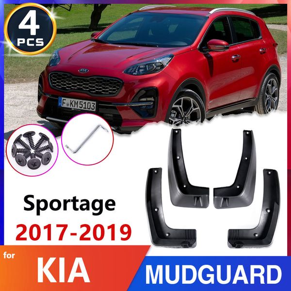 

car tire fender mud flap guard for kia sportage ql 2019 mudflaps mudguard splash guards auto stickers automative-goods