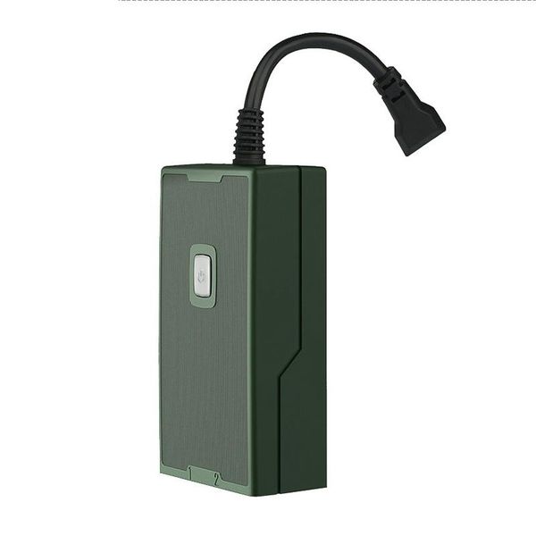 

smart power plugs outdoor waterproof socket american standard wifi alexa voice control one in two out us plug