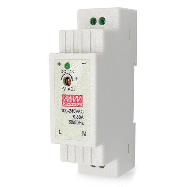 

smart home control dr-15 15w single output 5v 12v 15v 24v din rail mounting industrial switching power supply supplier
