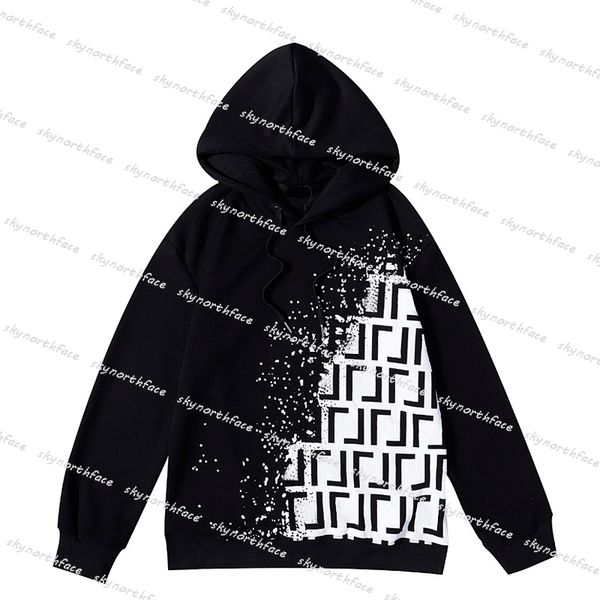 

winter fashion mens designers hoodies womens luxurys sweater full letter autumn hooded coats for men women streetwear sweaters, Black