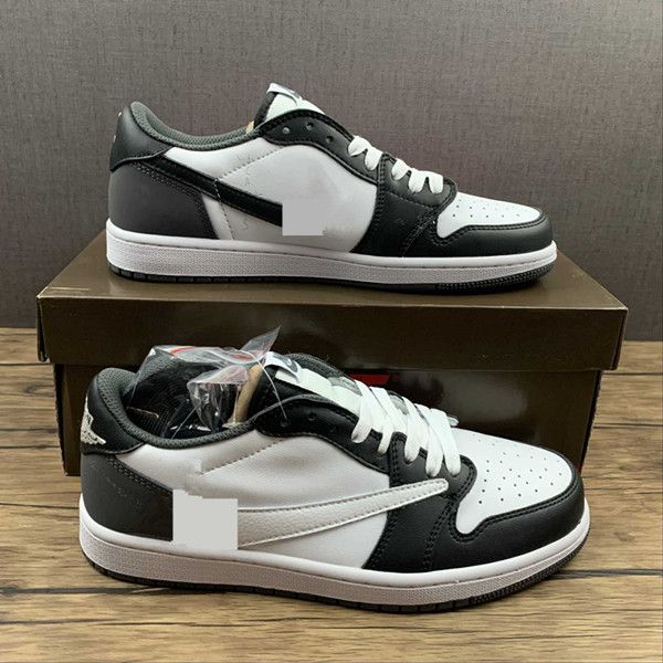 

basketball shoes jumpman 1 low og x fragment travis scot mens white grey designer sports sneakers with original box