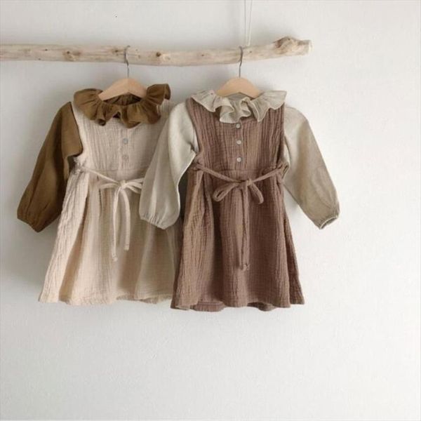 

toddler girl korean twril fashion dress baby clothes quality kids summer autumn sleeveless cotton, Red;yellow