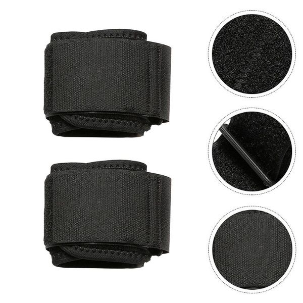 

wrist support 1 pair exercise wristband sports bracer guard protector, Black;red