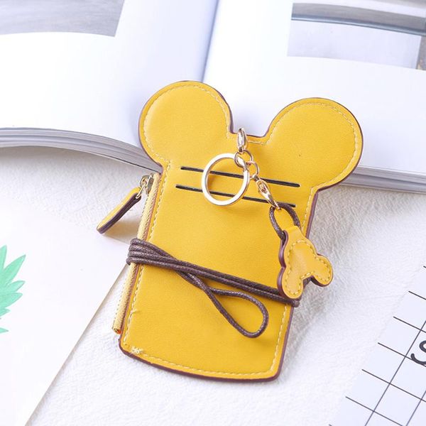 

coin purses multifunctional case small hanging cartoon shape key girl gift card holder fashion money storage lanyard zipper, Red;black