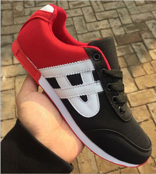 

dress shoe men women casual suede gazelle black grey red blue lightweight walking hiking shoes 36-45