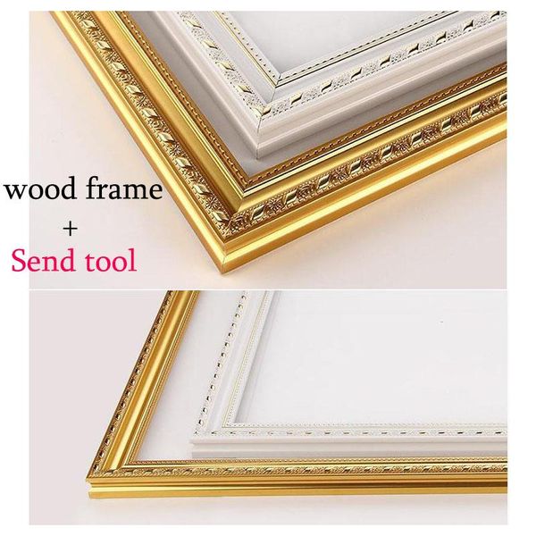 

frames wood stretcher 1set diy oil painting diamond mosaic thick frame wall picture po inner sticker