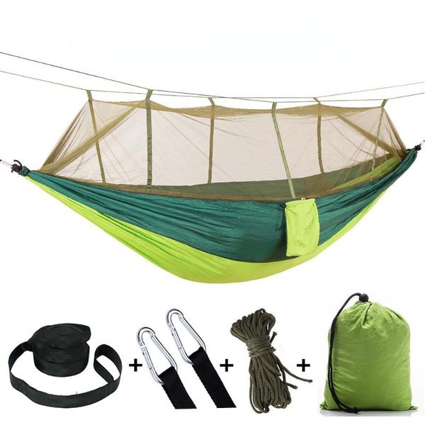 

tents and shelters outdoor mosquito net hammock camping with ultra light nylon double army green air tent