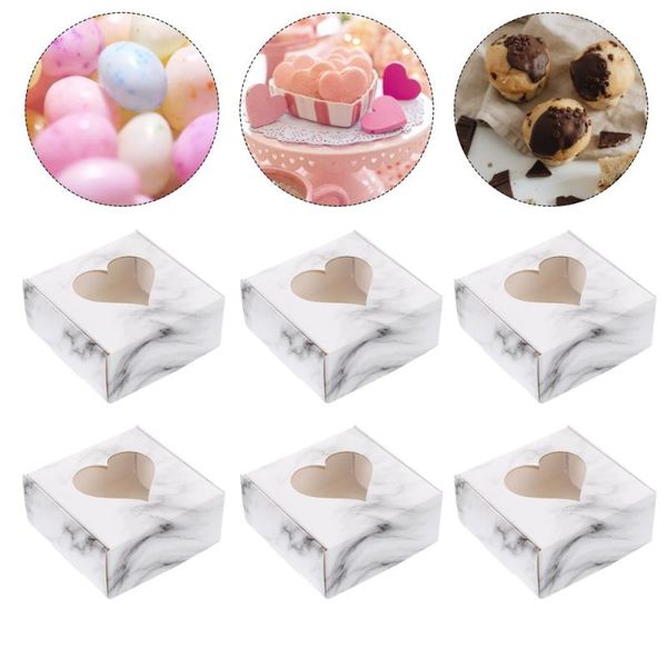 

20 pcs durable heart shaped candy storage paper box sundries storage boxes