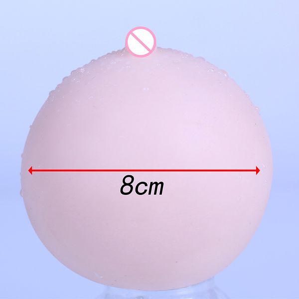 

8cm diameter silica gel breast protheses 1pc