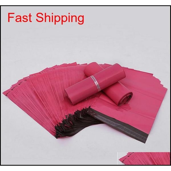 

100pcs/lot pink poly mailer 10*13 inches express bag 25*35cm mail bags envelope/ self adhesive seal jlluzi bdegarden, Silver