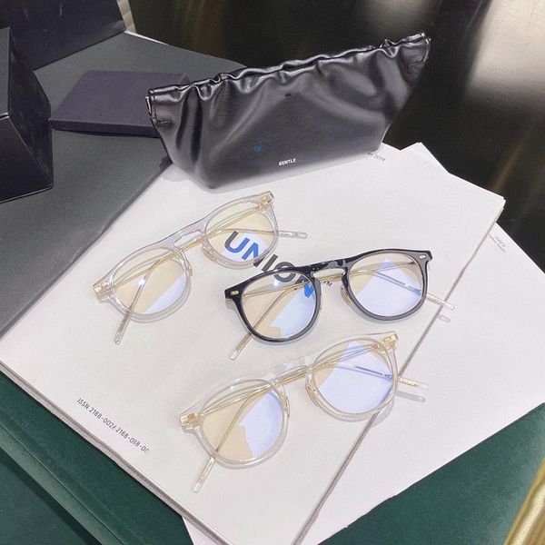 

fashion sunglasses frames gentle teo eyeglass frame for women men transparent prescription myopia decorative glasses women's eyeglasses, Black