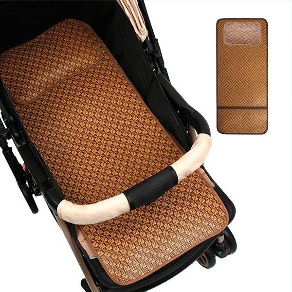 

stroller parts & accessories baby cushion summer universal rattan surface ice silk dual-use portable