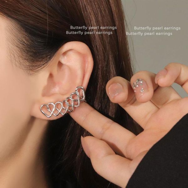 

stud multilayer hollow heart love earrings for women lovely geometric fashion jewelry accessories valentine's day xmas, Golden;silver