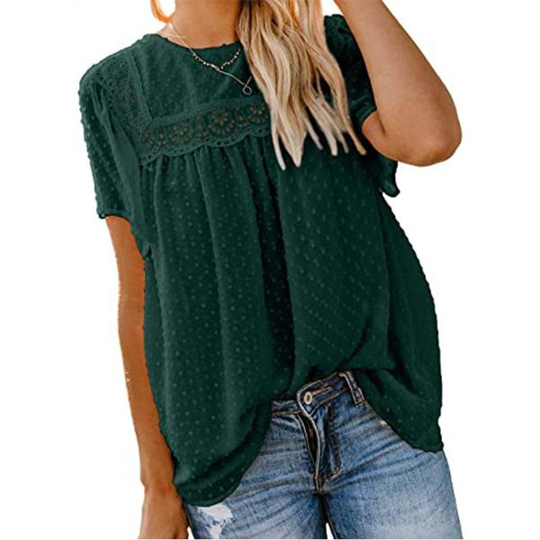 

women's blouses & shirts hollow out chiffon loose lady outwear plus size beach sweet girls blusas 2021 summer women purple g2699, White