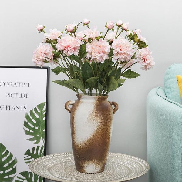

silk flower wedding bouquet peony artificial flowers vivid wedding decoration flower bridal bouquets decor