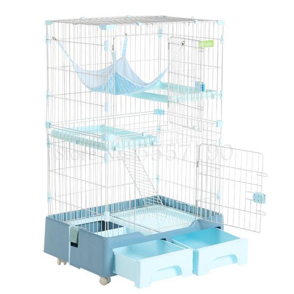 

cat cage cat litter box with toilet home indoor villa house large space