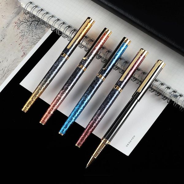 

fountain pens luxury brand pen color metal 0.38mm 0.5mm nib ink stationery office school supplies business gift