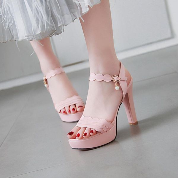 

sandals summer women 2021 elegant temperament female sandales high heels with platforms fashion shoes, Black