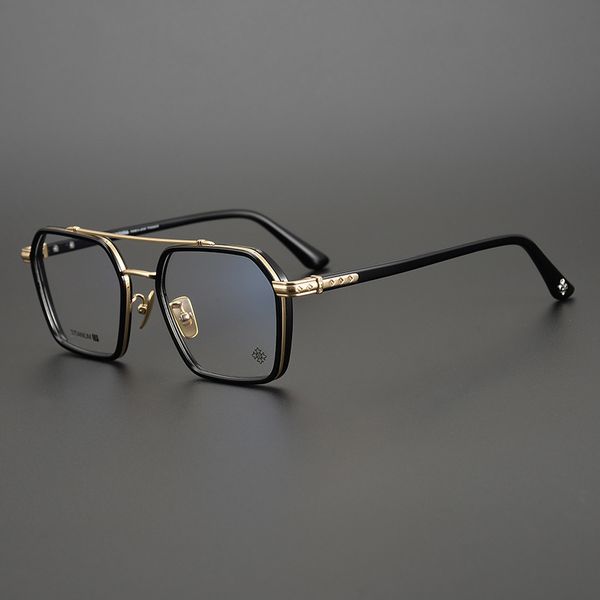 

design sunglasses sword punk lo suit mob big face literary myopia black ultra light men's and women's spectacle frame fashion, White;black