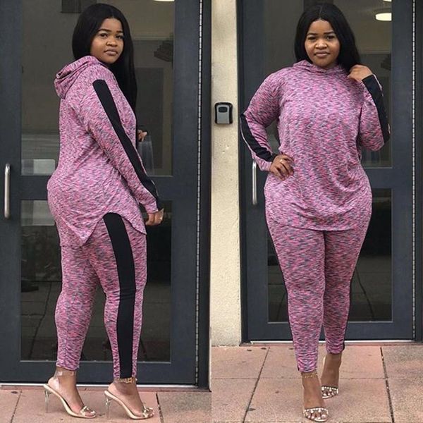 

women's tracksuits women runnning 2pc sets 2021 autumn gym fitness sports outdoor jogging set tracksuit plus size hooded, Gray