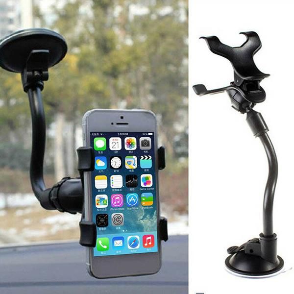 

cell phone mounts & holders mount windscreen long arm window car cradle suction cup holder stand dq-drop