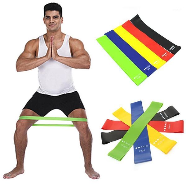 

resistance bands 5pcs/lot rubber loop exercise pilates expander yoga gym fitness training pull rope workout equipment ropes1