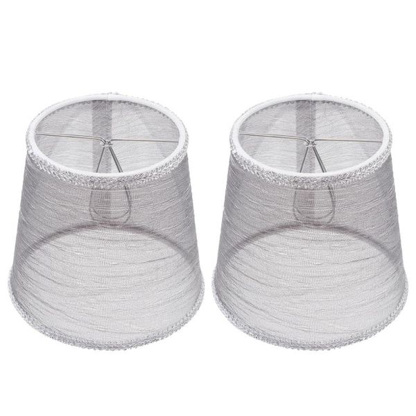 

lamp covers & shades 2pcs transparent cloth shade chic light cover