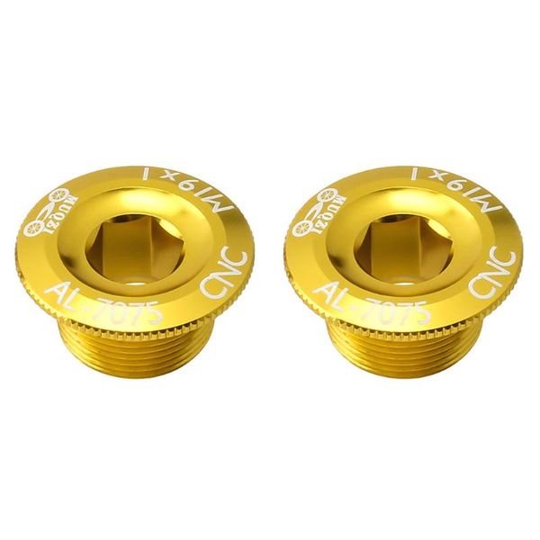 

bike heels & chainwheels 2pcs chainwheel crank cover screws arm bolt mountain crankset fixing