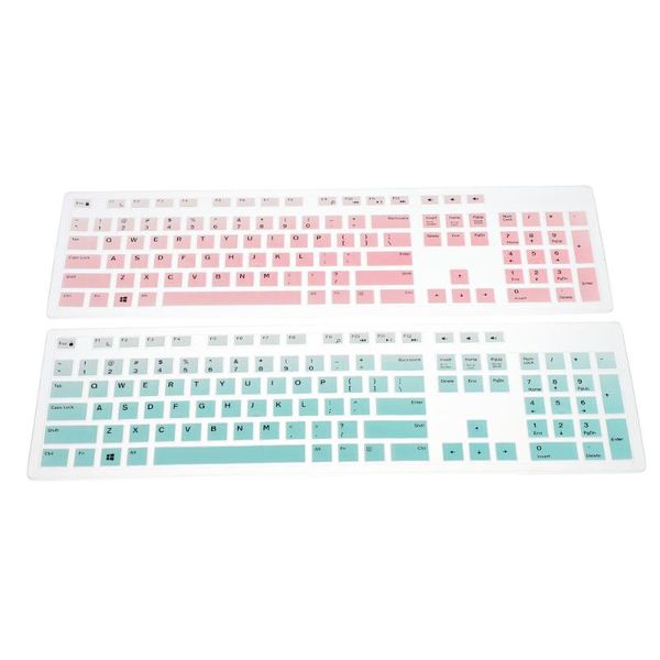 

keyboard covers 2 pcs skin silicone cover compatible with kb216t kb216d km636