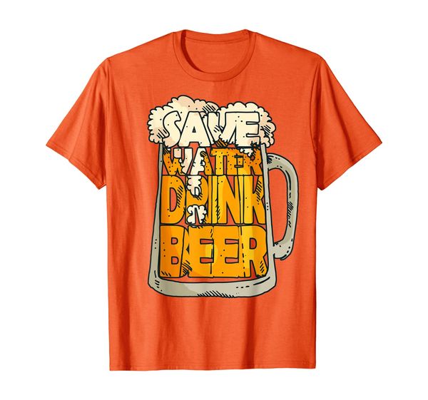 

funny tasty looking beer mug save water drink beer t-shirt, White;black
