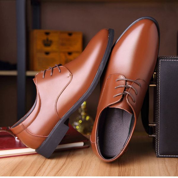 

patent leather men dress shoes 2019 new brand mens business shoes italian style fashion men wedding shoes male footwear 38-44, Red;white