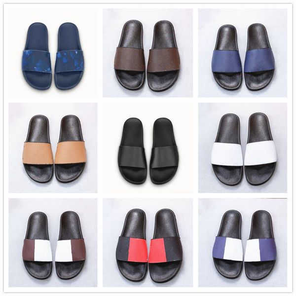 

woman/man sandals slippers 2021 shoes slipper sandal casual shoe flat slide eu:35-45 with box, Black