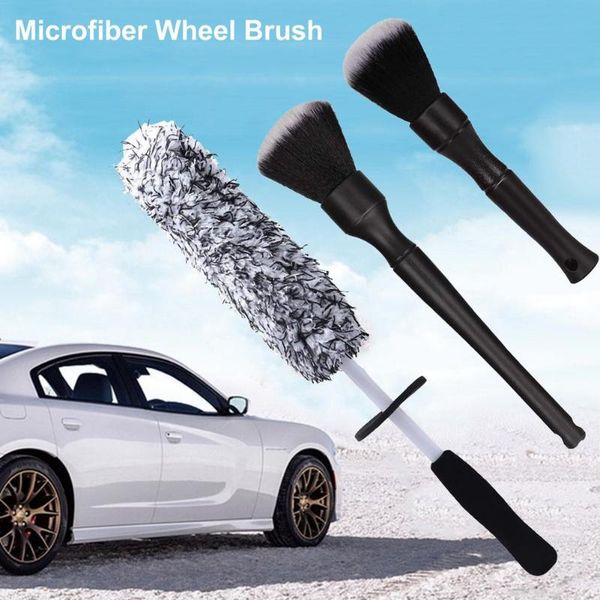 

car sponge auto rim scrubber wheel brush detailing kit cleaner dust remover plastic handle motorcycle truck tire washing tools