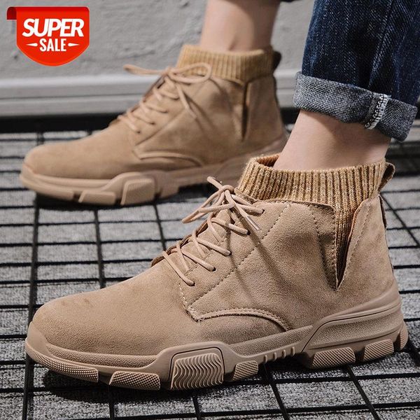

new fashion mens ankle boots winter male casual shoes men soft rubber bottom height increase sneakers outdoor mens boots hombre #wp96