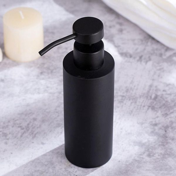 

storage bottles & jars hand soap dispenser-stainless steel dish bath counterlotion dispensers,black liquid wash brushed metal bottle