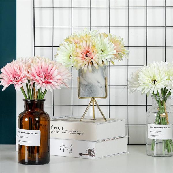 

decorative flowers & wreaths artificial flower bouquet simulation bundle wedding ceremony cloth fake floral decor
