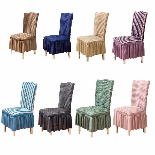 

chair covers slipcover removable anti-dirty seat cover kitchen coverwashable for banquet wedding dinner restaurant housse de chaise