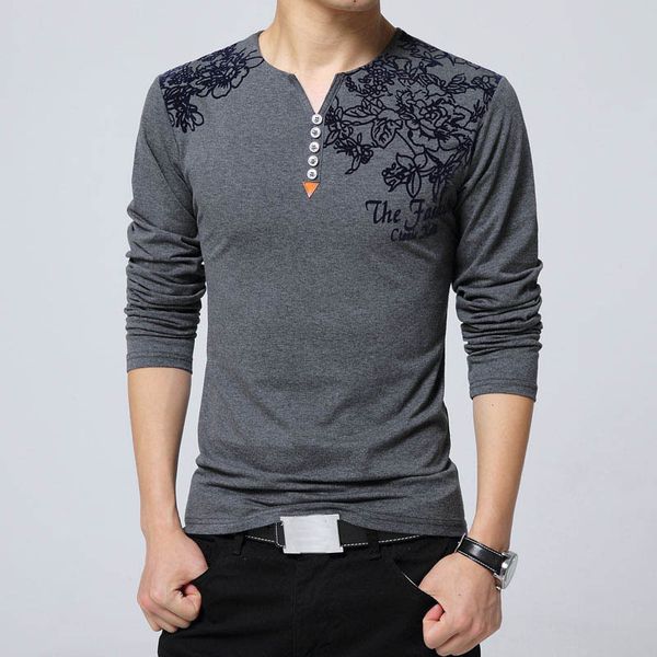 

2021 new men's t-shirt spring young and middle-aged with casual v-low korean loose cotton harajuku bottom shirtvq4a, White