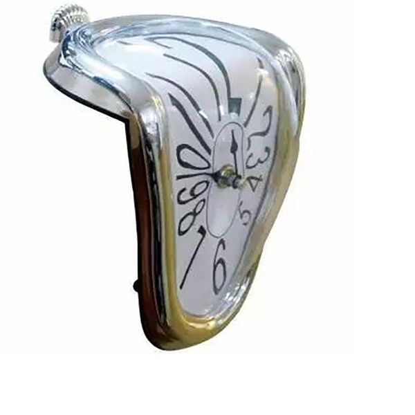

wall clocks fashion melting clock personality table creative art corner guess women kitchen pow silent living room 50q236