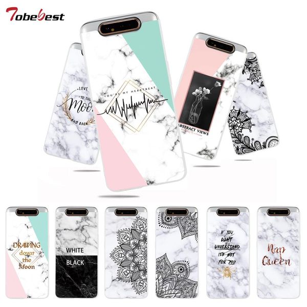 

marble lace soft tpu phone cases for samsung a80 a 80 case for samsung galaxy a10 a20 a30 a40 a50 a60 a70 a80 a90 slim cover