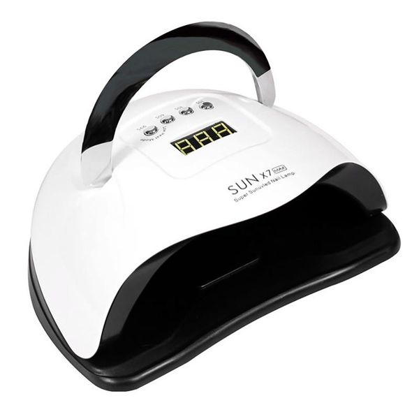 

nail dryers 180w lamp sun x7 max 57led uv potherapy polish dryer auto professional for manicure
