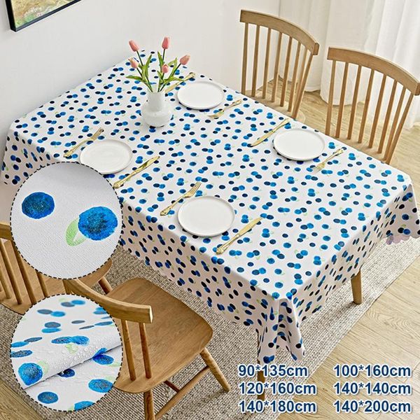 

table cloth 4 colors rectangle tablecloth idyllic style waterproof oil-proof cover for indoor outdoor dining room kitchen