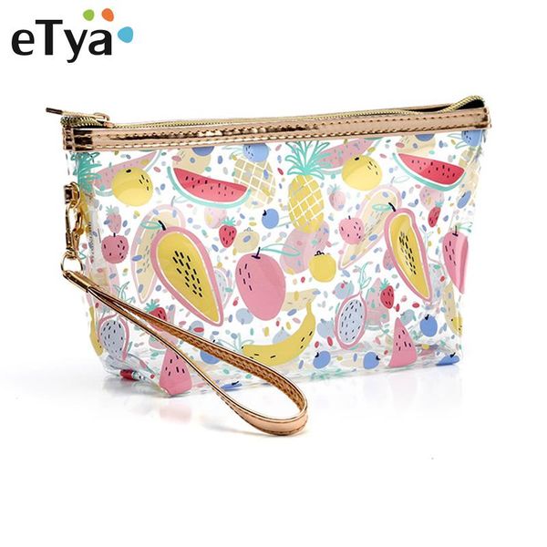 

waterproof transparent cosmetic bag make up makeup bag travel women clear makeup beauty bath wash organizer toiletry case