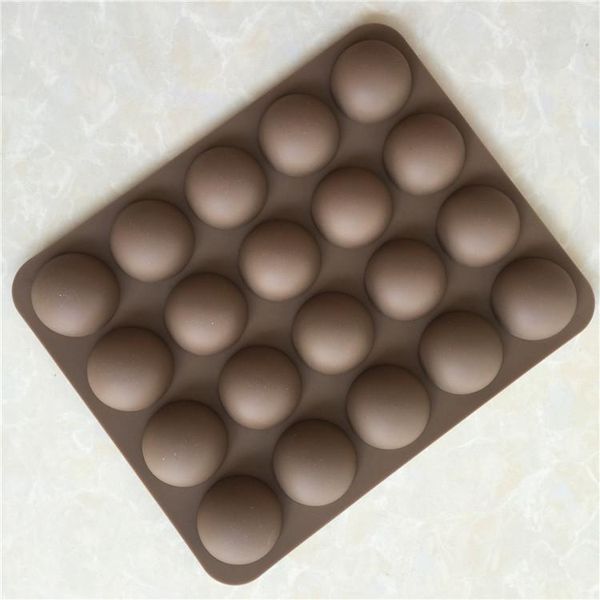 

baking & pastry tools 20 small semi-circle silica gel cake chocolates model interstellar sphere high temperature resistance candy bar silico