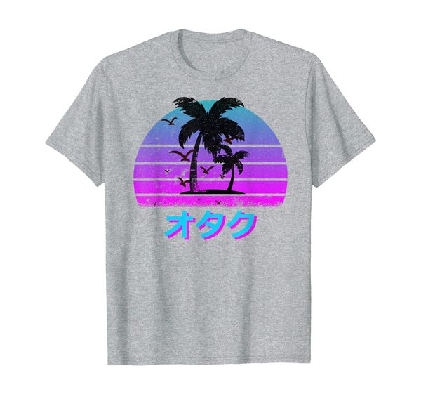 

aesthetic retro vaporwave otaku t-shirt, White;black